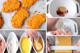 Le Fameux Poulet Croustillant Pane Qui Vous Rendra Dingue La Recette Recette Poulet Kfc Poulet Croustillant Recette Poulet Pane