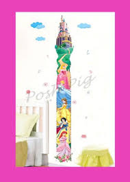 What thrills a child more than changing their growth! Disney Princess Wall Height Growth Chart Kids Children Wall Stickers Nursery Ebay Nursery Wall Stickers Growth Chart Wall Stickers