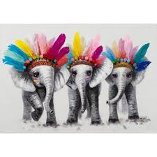 On Canvas East Urban Home Elephant Painting Canvas Pop Art Animals Elephant Painting