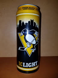 Pittsburgh Penguins 2017 I C Light Our City Our Team Our Beer 24 Oz Can Pittsburgh Penguins Pittsburgh Penguins