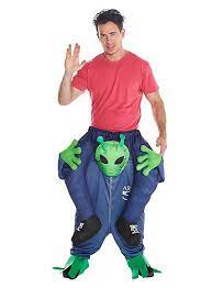 Seht selbst welch schillernde vielfalt unterwasserwelt kostüme bieten und macht euer maritimes outfit einfach selber. Carry Me Kostum Alien Sci Fi Huckepack Kostum Carry Me Kostum Lustiges Kostum Halloween Karneval