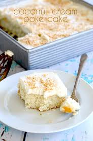 Coconut Cream Poke Cake Low Carb Cake Stevia Desserts Low Carb Sweets