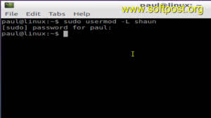 We generally use passwd command to change password of user or . How To Lock An User Account In Linux Youtube