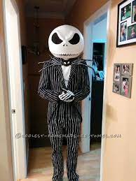Amazing Jack Skellington Nightmare Before Christmas Costume Nightmare Before Christmas Costume Cool Halloween Costumes Jack Skellington Mask