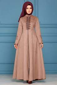 Modaselvim Ferace Lazer Detay Suet Ferace Ah3173 Vizon Basortusu Modasi Abaya Tarzi Musluman Modasi