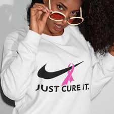 Breast Cancer Nike Svg