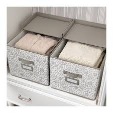 Storstabbe Kasten Mit Deckel Beige Ikea Deutschland Closet Storage Bins Comforter Storage Decorative Storage Boxes