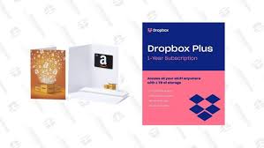 Heres A Rare Dropbox Plus Deal That Includes A 20 Amazon Gift Card Amazon Gift Cards Gift Card Cards