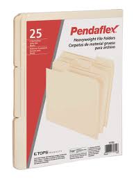 Pendaflex Heavyweight File Folder Manila Letter Size 25 Per Pack Walmart Com Walmart Com