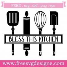 Free Svg Files Svg Png Dxf Eps Bless This Kitchen