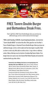 Pinned November 20th Second Double Cheeseburger Bottomless Fries Free Today At Redrobin Thecouponsapp Red Robin Coupons Double Cheeseburger Double Burger
