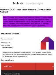 Now download the mobdro apk file. Mobdro For Smart Tv Download Mobdro For Pc Pdf Google Play Mobile App
