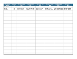 Download a free customer list spreadsheet template for excel. Customer List Template For Excel