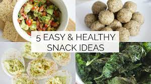 Easy Healthy Snack Ideas 5 Simple Snack Recipes Youtube Healthy Snacks Easy Healthy Snacks Healthy Dinner Recipes Easy