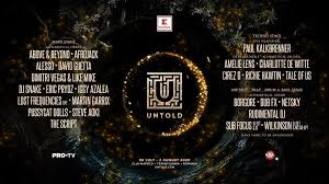 What we know so far. Postponed Untold Festival 2021 Feeder Ro