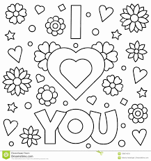 We also have cute wedding pages like wedding cake and wedding rings. Coloring Page I Love You Best Of I Love You Coloring Page Vector Illustration Stock In 2021 Love Coloring Pages Heart Coloring Pages Coloring Pages