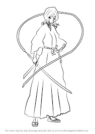 Images of rukia drawing sword anime. Learn How To Draw Rukia Kuchiki From Bleach Bleach Step By Step Drawing Tutorials
