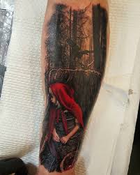 Getting an ethnic tattoo design is a perfect way to show off your love of culture. Little Red Riding Hood Hiding In The Woods