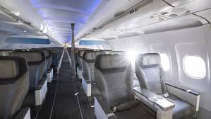 9:49 (14 minutes before scheduled) aircraft: Alaska Airlines Unveils New First Class Seats For Narrowbody Aircraft Business Traveller