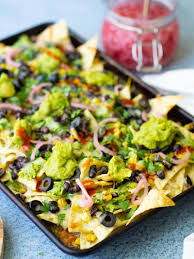 And it doesn't even need the oven! The Best Loaded Veggie Nachos Recipe Registered Dietitian Columbia Sc Rachael Hartley Nutrition