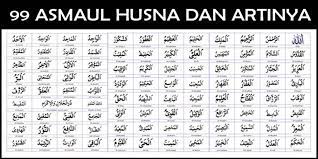 Berikut ini adalah 99 nama allah swt (asmaul husna) beserta maknanya: Importance Of Learning Asmaul Husna 99 Names Of Allah With Benefits