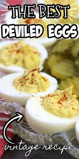 Southern Deviled Eggs Are Creamy With A Touch Of Sweetness From Pickle Relish And A Sprinkle Of Paprika On Top Very S In 2020 Southern Deviled Eggs Sweet Pickles Food