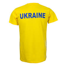 Футболка мужская с орнаментным гербом украины. Suvenirka Futbolka Ukraine Zheltaya Masque