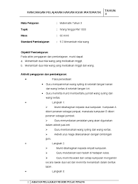 Download 1.latihan wang download document. Template Rph Matematik Kssr Tahun 3 Wang