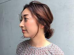 １つ結びもサマになる ぎりぎり結べるボブ がいま40代に人気 otona salone オトナサローネ 自分らしく 自由に 自立して生きる女性へ ひとつ結び ボブ ヘアアレンジ 方法 ボブ