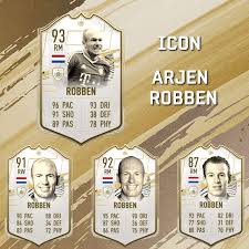 So i had no choice but to use arjen robben his fc groningen card for the whole game cycle. Here Is A Version Of An Icon Arjen Robben That Someone Requested Fifa