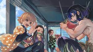 Ultra Hd Wallpaper Kimetsu No Yaiba Inosuke Zenitsu Nezuko Tanjiro 4k 5 150 For Desktop Laptop Pc Smartphone Iphone Andro Anime Demon Anime Slayer