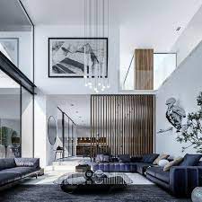 一目ぼれする吹抜空間のあるリビング contemporary living room design modern interior design luxury living room