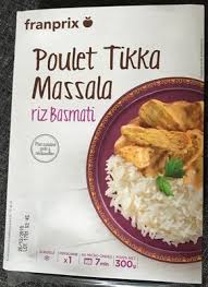 Chicken tikka masala is thought to have been created by a bangladeshi chef in glasgow in the 1960s. Poulet Tikka Massala Franprix 300 G
