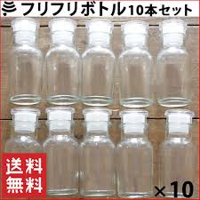 楽天市場 10個セット フリフリボトル おまけキャップと中栓1個付き 調味料入れ おしゃれ スパイスボトル 調味料入れ セット 調味料 ボトル スパイスボトルセット ガラス 塩コショー入れ 密閉 ふりふりボトル 七味 容器 日本製 塩 薬さじ tecoloてころ スパイス