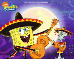 Spongebob Squarepants Wallpaper Guitar Spongebob Wallpaper Spongebob Spongebob Funny