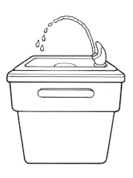 Draw A Drinking Water Fountain Clip Art Library