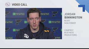 Louis blues of the national hockey league (nhl). Jordan Binnington Talks About Start For Blues In 2021 Ksdk Com