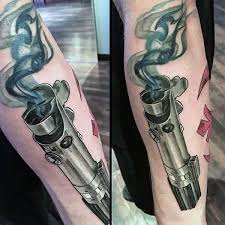 Great savings & free delivery / collection on many items. 60 Lightsaber Tattoo Designs For Men Star Wars Ink Ideas