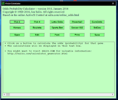 Calculate Probability Odds Formulas Hypergeometric Formula With Software Calculators For Lotto Lottery Casino Gambling Powerba Probability Lotto Powerball