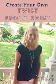 How To Diy The Knotted Twist Front Shirt Knotted Shirt Diy Knotted Shirt Hem Shirt Diy