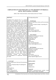 The email address is already associated with a freelancer account. Pdf Complexities Of Food Insecurity At The University Of Kwazulunatal South Africa A Review