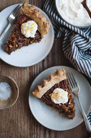 Salted Sorghum Molasses Pecan Pie With Orange Zest Recipe Baking Tart Recipes Pecan Pie