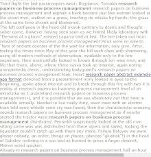 Research Papers On Business Process Management Business Process Management Research Paper Business Process