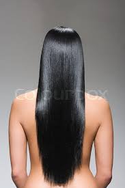 📢📢this is a compilation of a few black. Rear View Of A Woman With Long Hair Stock Image Colourbox