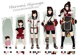 Harumi Hyuuga Timeline By Cuine Deviantart Com On Deviantart Naruto Clothing Naruto Oc Characters Anime Ninja