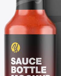 Download Red Hot Sauce Bottle W Box Mockup In Bottle Mockups On Yellow Images Object Mockups PSD Mockup Templates