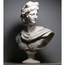 Ἀπόλλων) is the son of zeus and leto. Apollo Greek Roman God Bust Head Statue Alabaster Sculpture Handmade 12 6