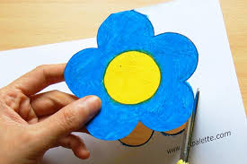 Make your card stand out using our design tools. Flower Greeting Card Kids Crafts Fun Craft Ideas Firstpalette Com