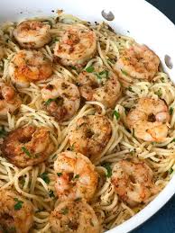 Garlic Parmesan Shrimp Spaghetti Recipe Garlic Parmesan Shrimp Shrimp Parmesan Recipes