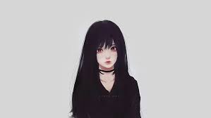 Anime girl with short black hair, mei misaki, features a layered bob haircut with bangs. Anime Anime Girls Black Hair Kyrie Meii Hd Wallpaper Wallpaperbetter